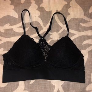 PINK Lace Triangle Bralette
